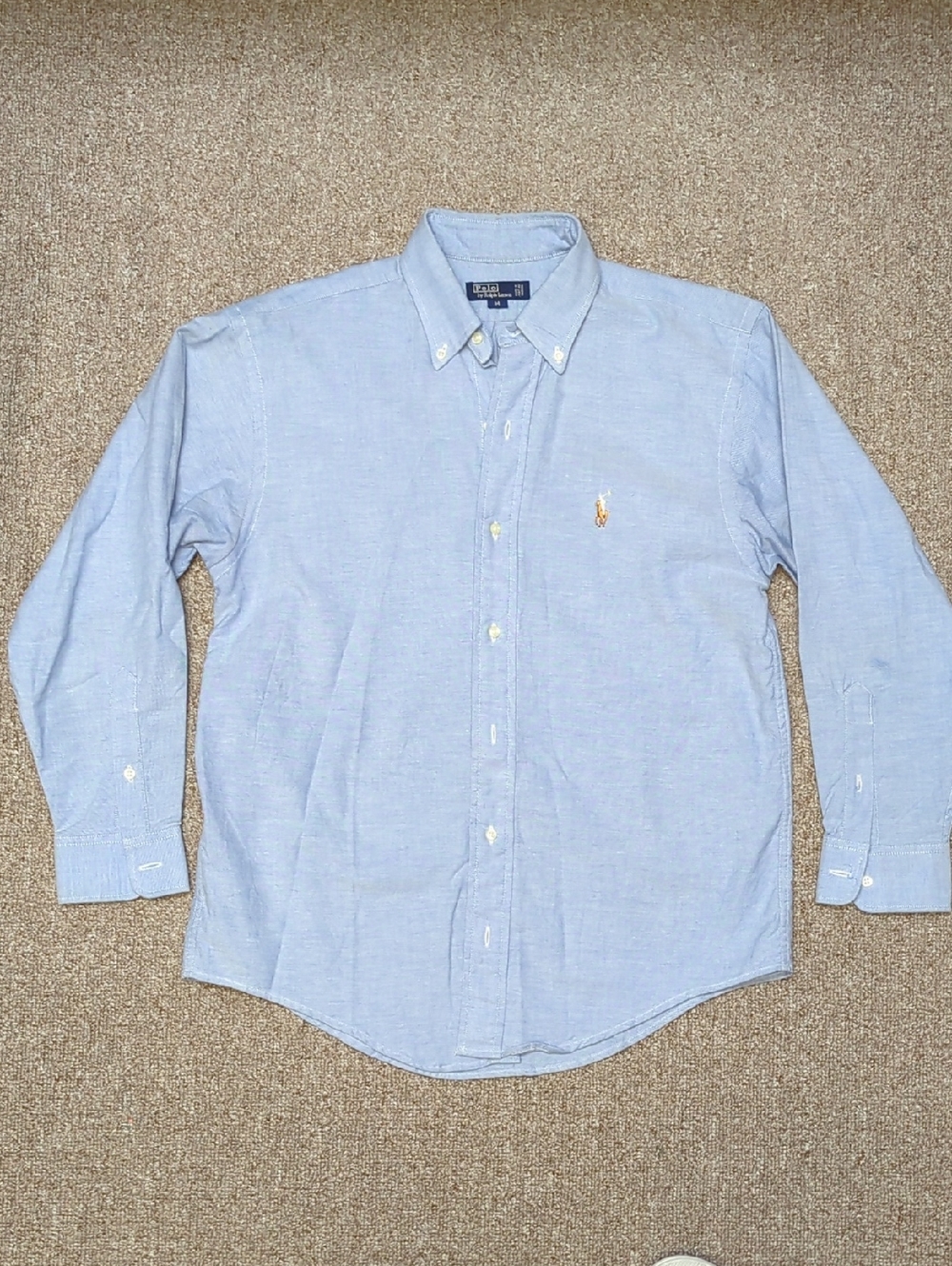 Ralph Lauren Light Blue Button-Down Oxford Shirt